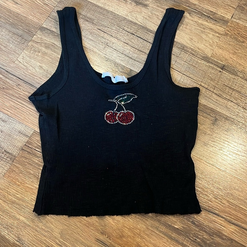 Emma and Sam Cherry tank top